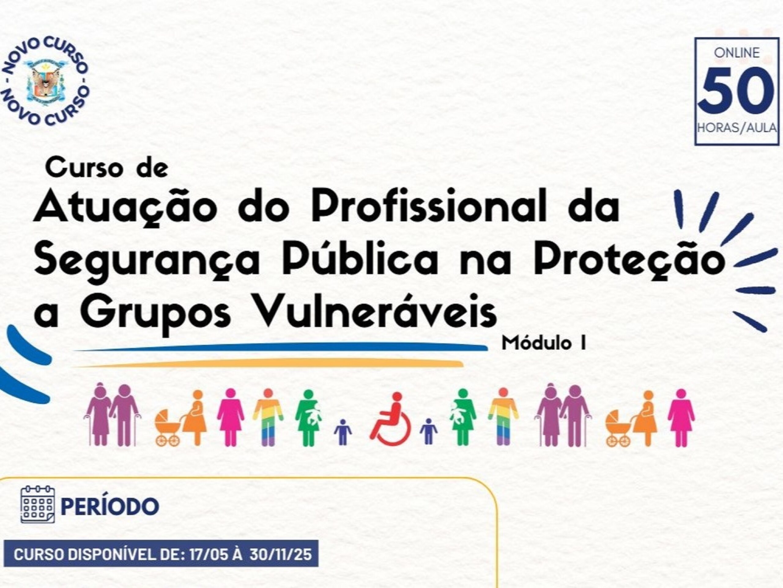 Curso sobre proteção de grupos vulneráveis é disponibilizado para profissionais da Segurança Pública