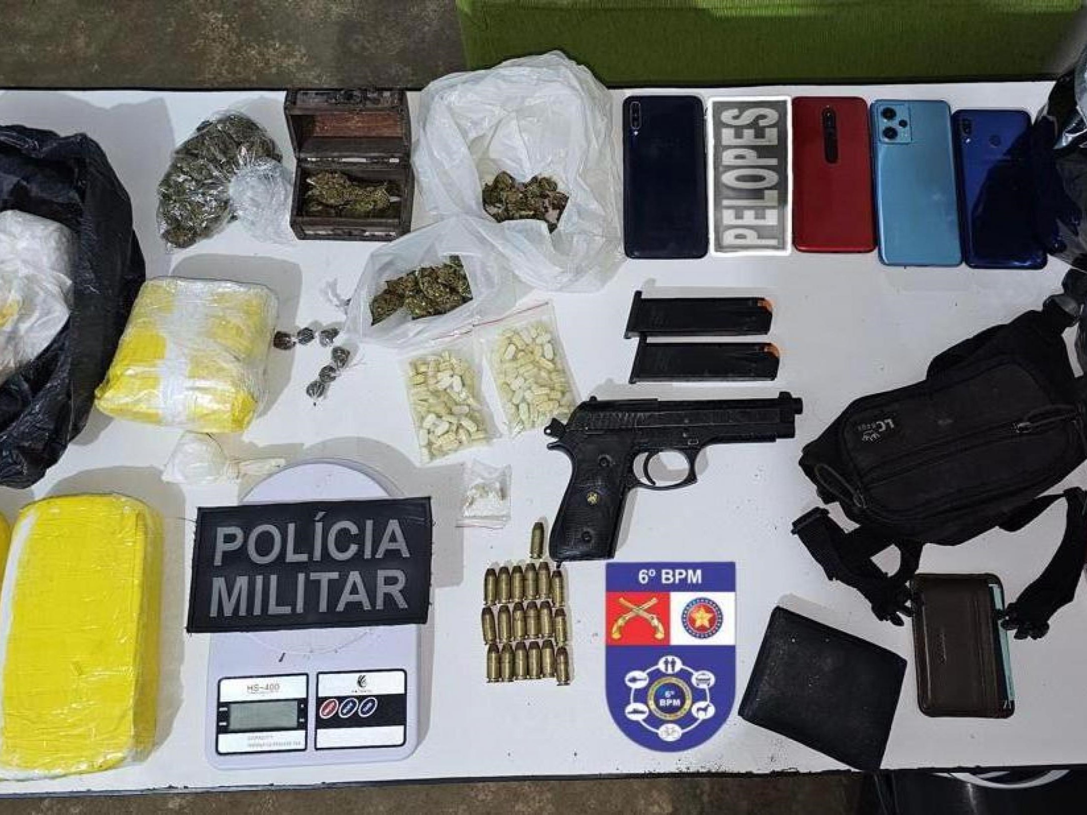 PM apreende quatro armas de fogo e drogas durante ações em Maceió e Japaratinga