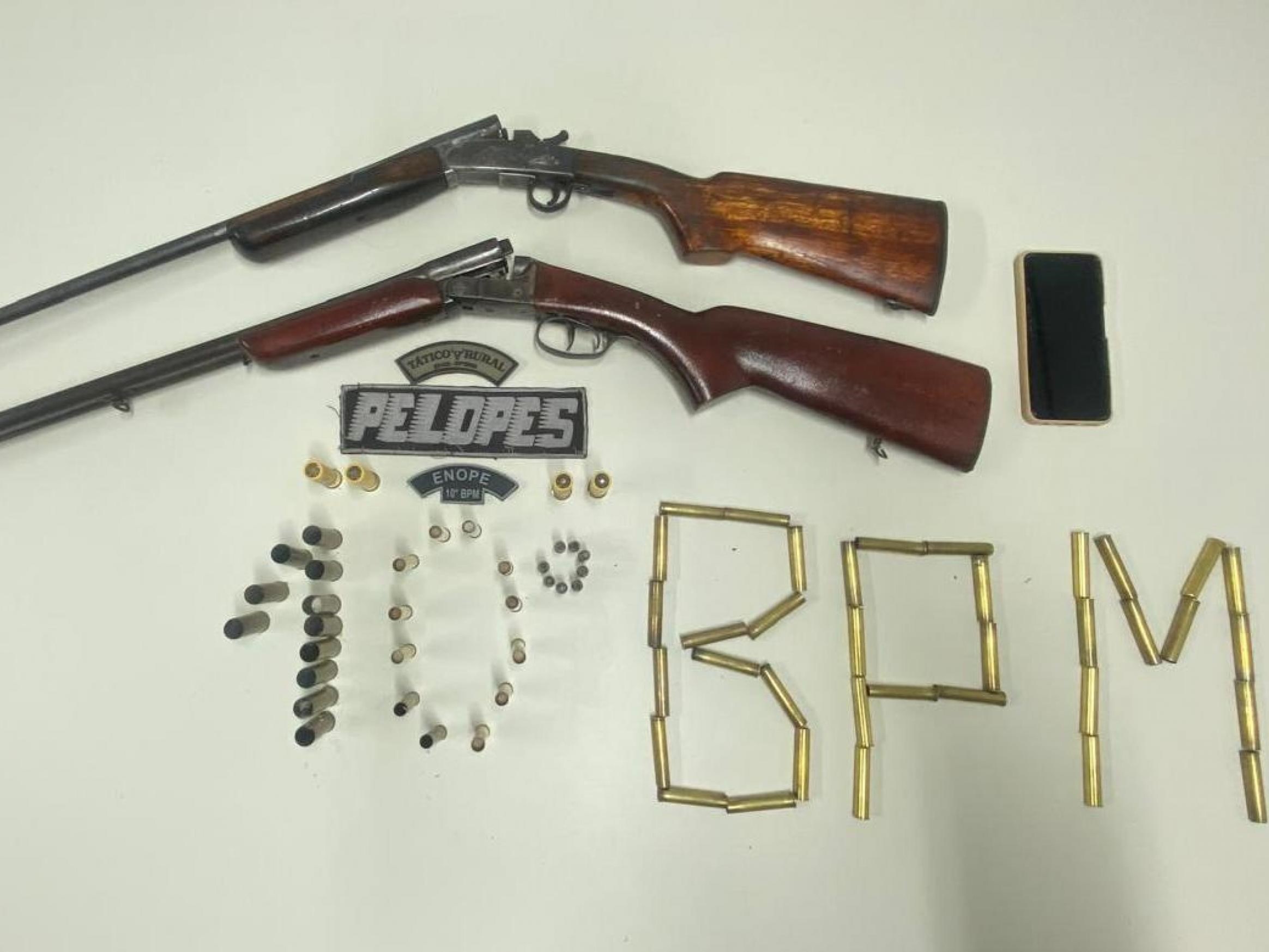 Armas de fogo e drogas são apreendidas pela PM em ações no Agreste