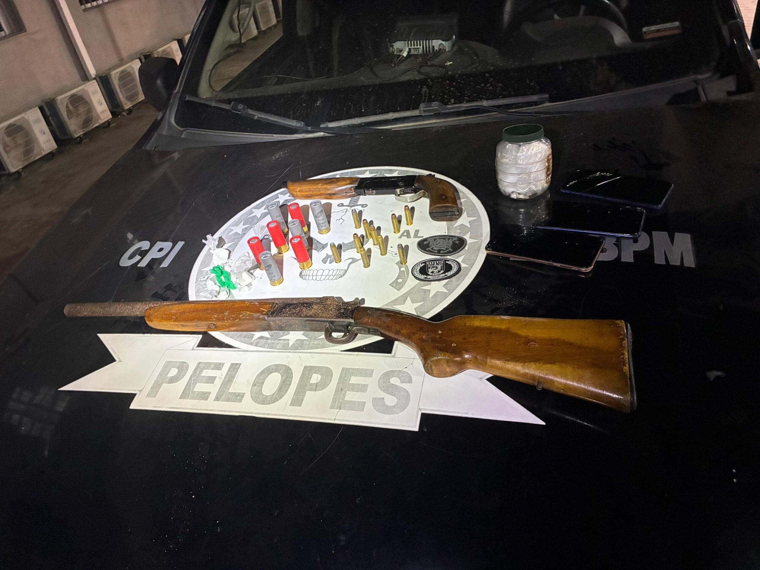 2º Batalhão da PM prende suspeito de tráfico e posse ilegal de armas em União dos Palmares