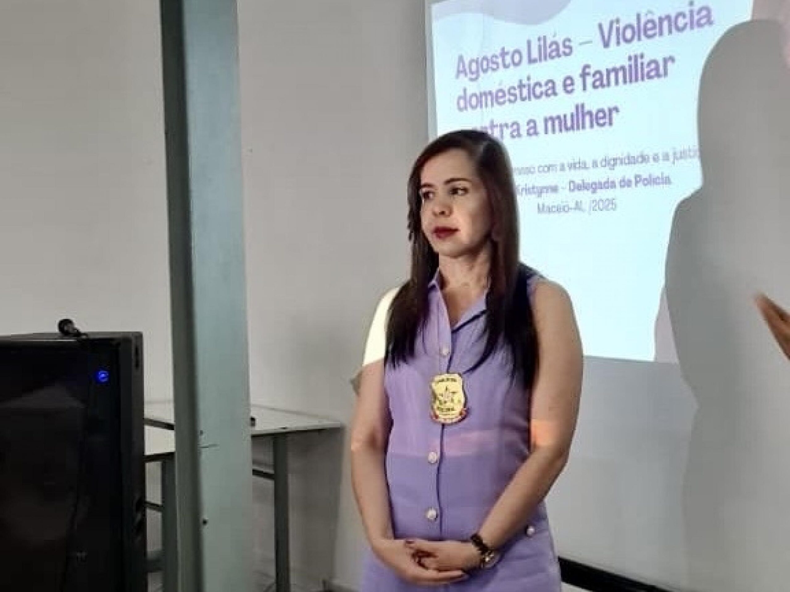 PCAL participa de palestra sobre enfrentamento à violência doméstica