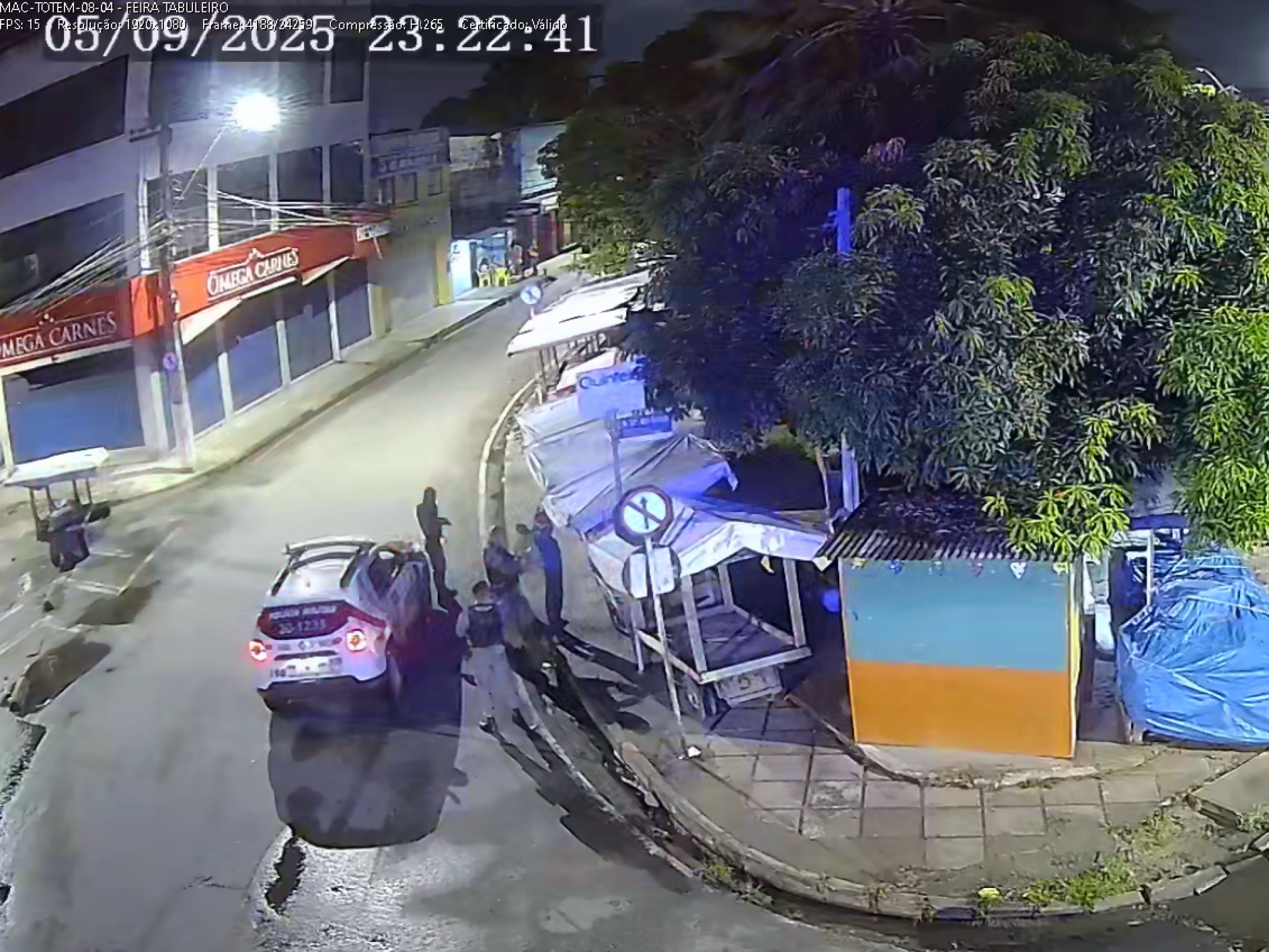 Videomonitoramento da SSP flagra agressão contra mulher e autor é preso em flagrante