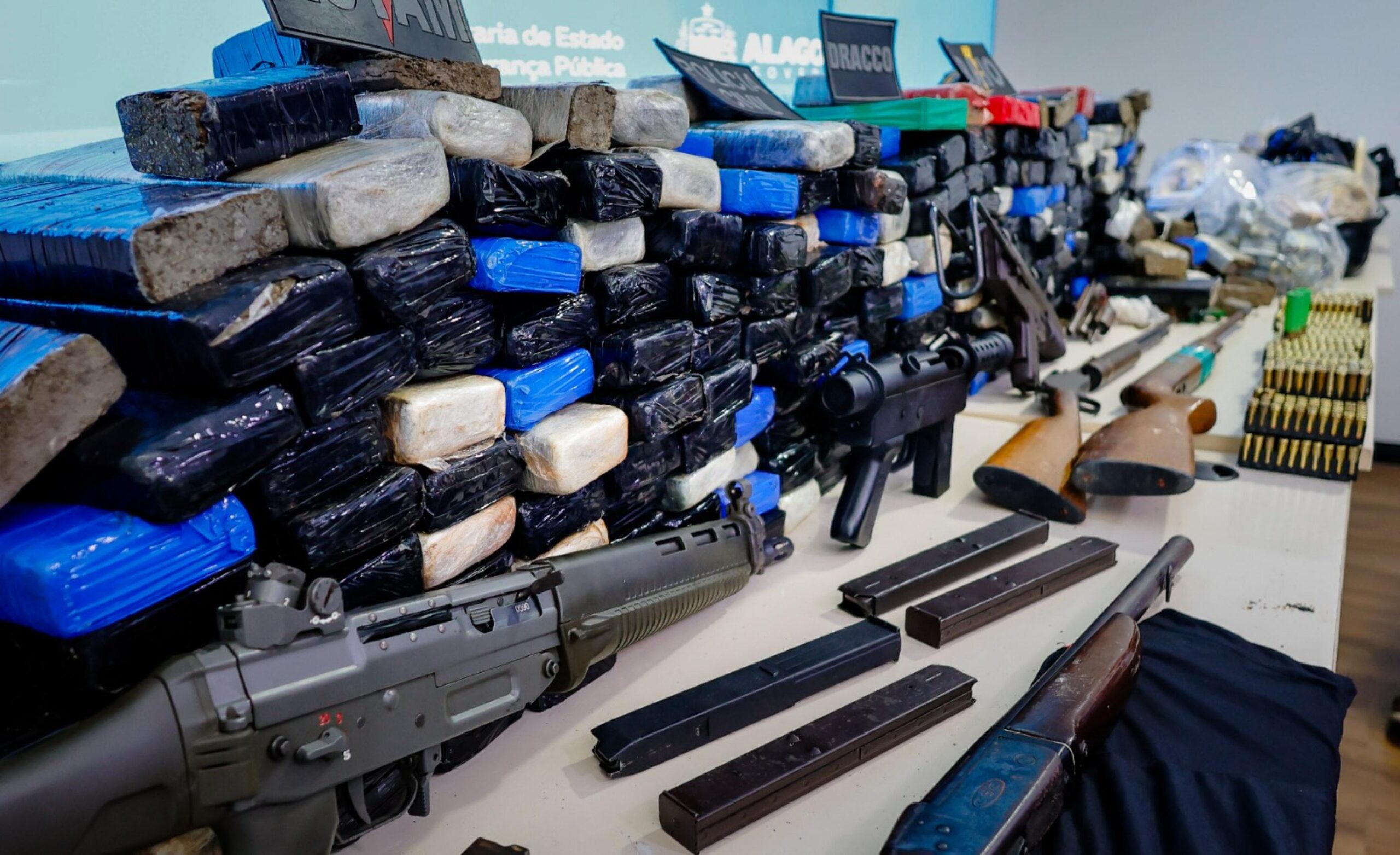 Alagoas já registra apreensão de duas toneladas de drogas em 2025